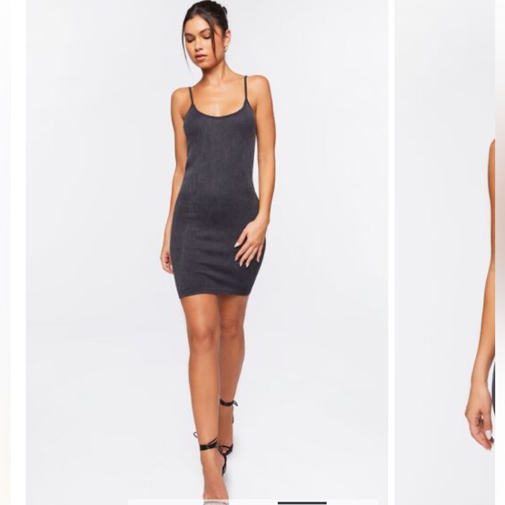 ☀️Seamless Ribbed Cami Mini Dress☀️